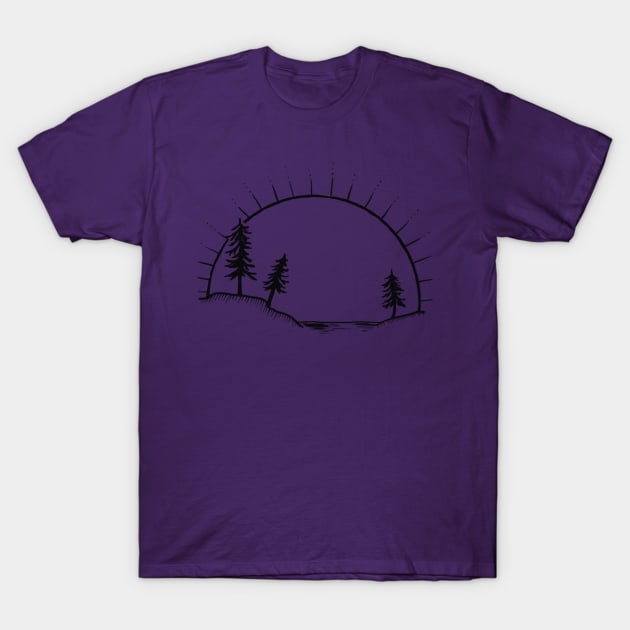 In the forest T-Shirt by kellyalison